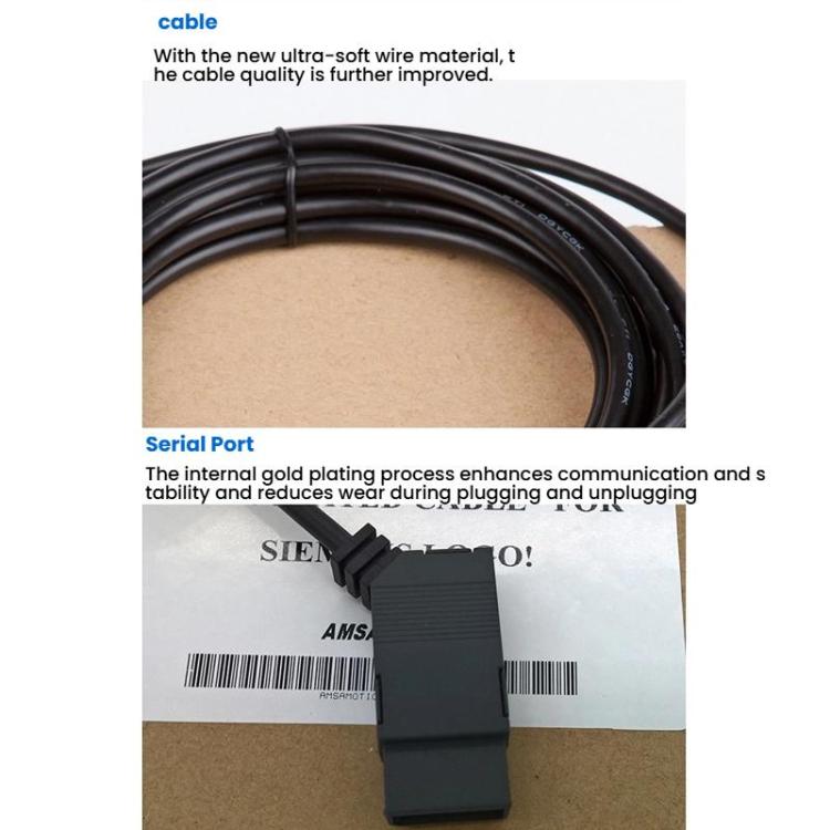 AMSAMOTION For Siemens LOGO PLC Programming Cable
