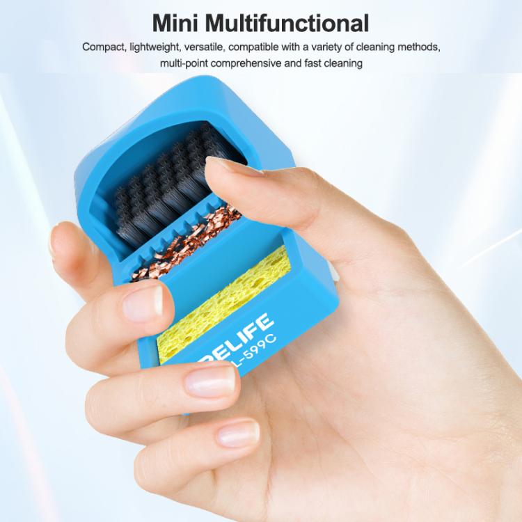 3 In 1 Soldering Iron Cleaner Soldering Iron Tip Tin Residue High Temperature Resistant Cleaning Sponge Steel Wire Cleaning Ball