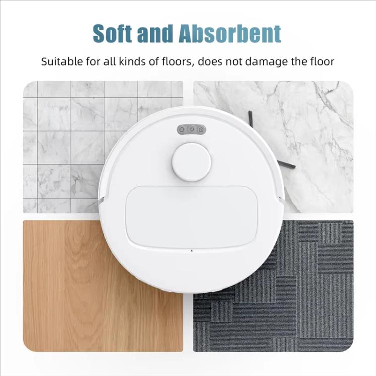 3pcs Mop Pad For Ecovacs Deebot T50 PRO / T50 PRO OMNI / T50 MAX PRO OMNI / T50 OMNI Replacement Parts