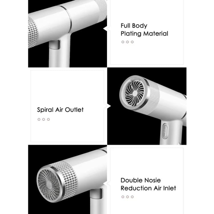 T-Shaped Hair Dryer with Smart Inverter Technology High-Power Blow Dryer for Home & Salon Use