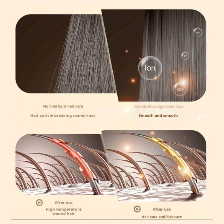 800-1200W High-Speed Hair Dryer with Blue Light Care Foldable & Portable for Travel