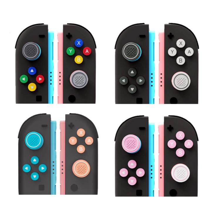 For Nintendo Switch 2 Joy-Con Controllers Silicone Button Skins & Joystick Caps Set