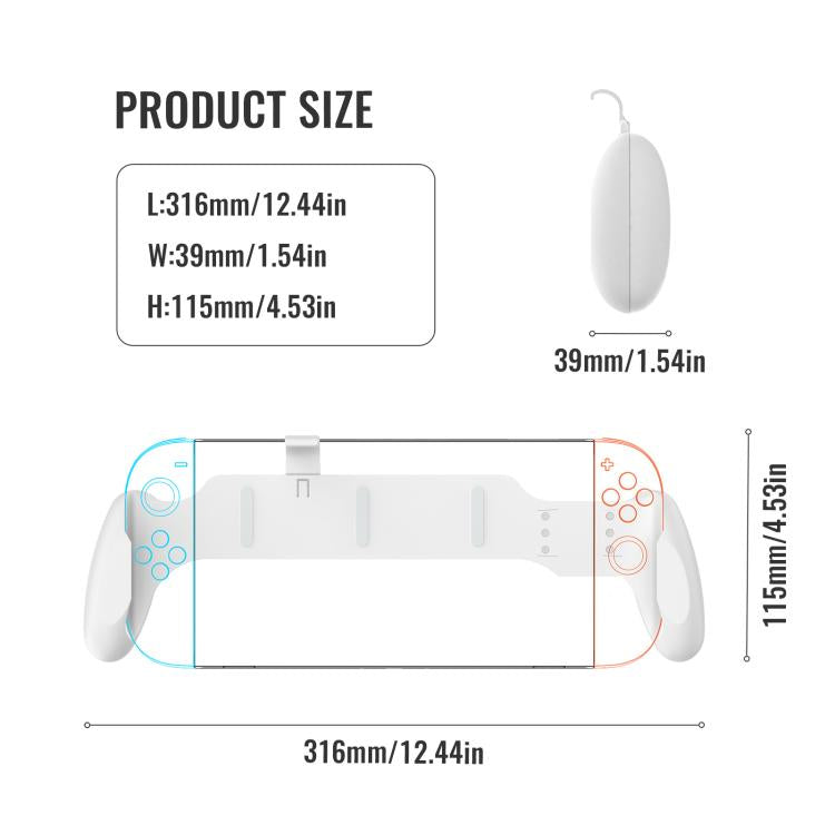 For Nintendo Switch 2 / Switch / Switch OLED Ergonomic Anti-Slip Grip Handle