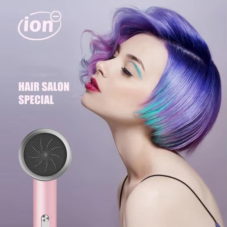 High-Speed Hair Dryer Salon & Home Blow Dryer with Blue Light Ionic Technology