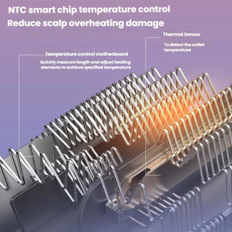 High-Speed Hair Dryer Salon & Home Blow Dryer with Blue Light Ionic Technology