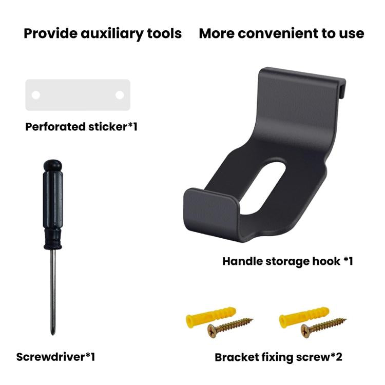 For Nintendo Switch 2 PGTECH GP-369 Game Consol Wall Mount Storage Rack With Handle Storage Hook