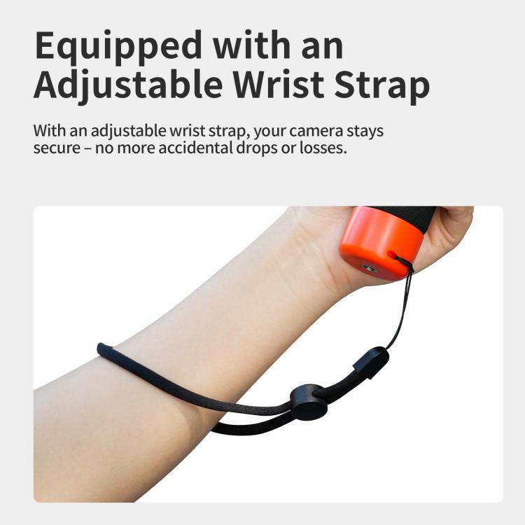 aMagisn Universal Floating Hand Grip for Action Cameras with Triple Claw & 1/4-inch Screw Mount