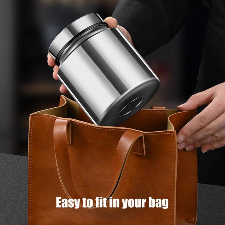 304 Stainless Steel Sealed Canister With Transparent Lid Leak-Proof Freshness Preserving Storage Can