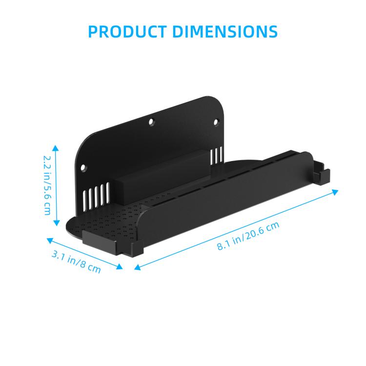 Wall Mount Holder for Nintendo Switch 2/Switch/Switch OLED & Joy-Con With Game Card Storage