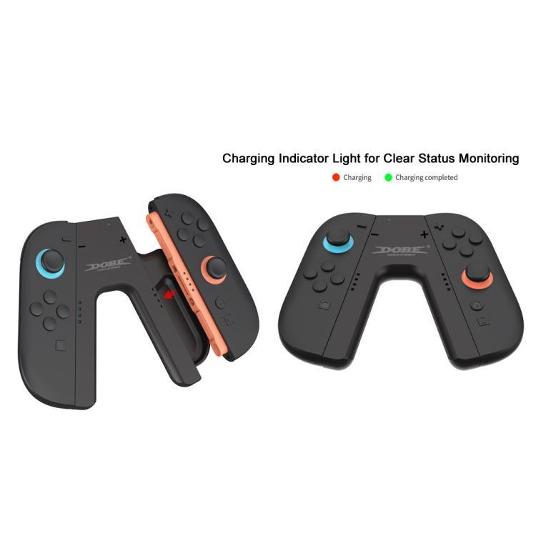 For Nintendo Switch 2 Joy-Con Controllers DOBE Charging Grip Handle with LED Indicator