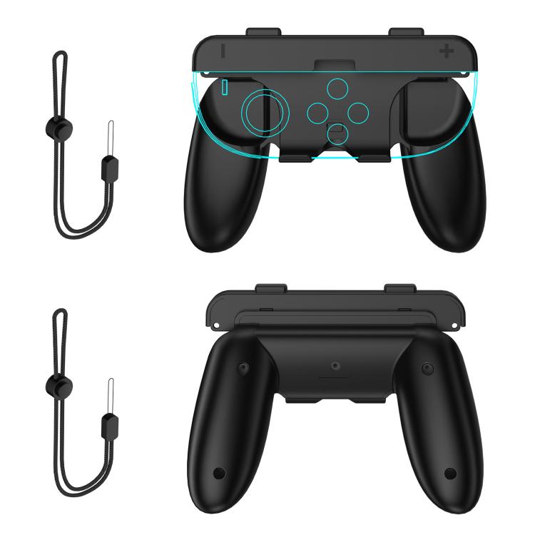 For Nintendo Switch 2 Joy-Con Controllers  2-in-1 Detachable Grip for Dual/Single-Hand Use