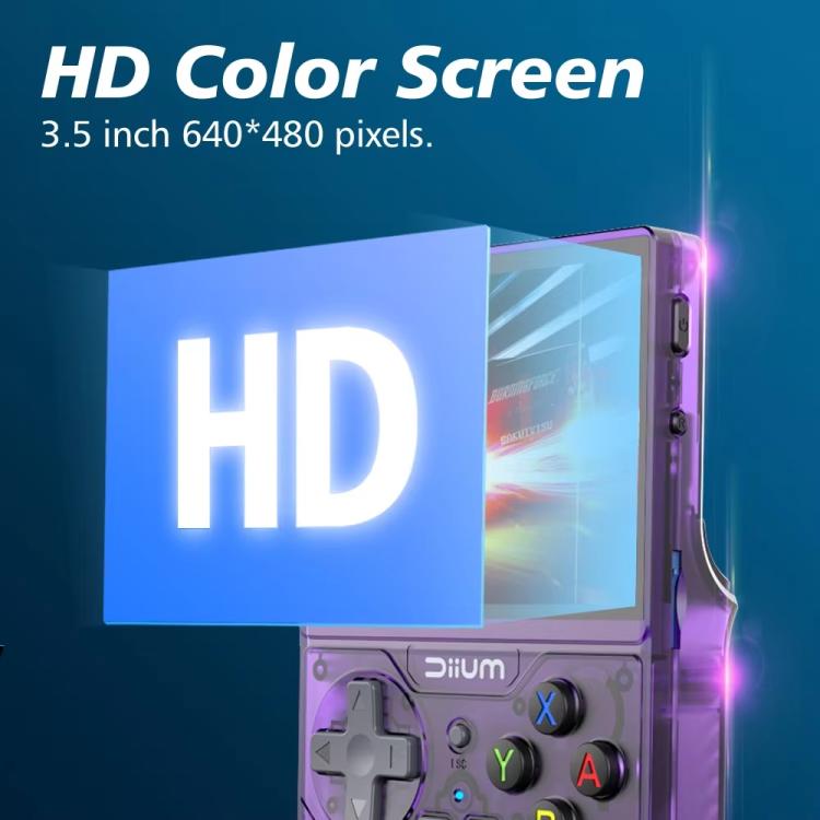 D008 3.5-Inch HD Retro Handheld Game Console With ARM Cortex-A7 800MHz, 1GB RAM & HDMI Output