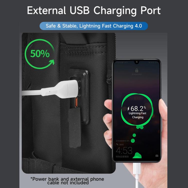 Tigernu Expandable Business Backpack 17-Inch Laptop Bag Wet/Dry Separation Pockets