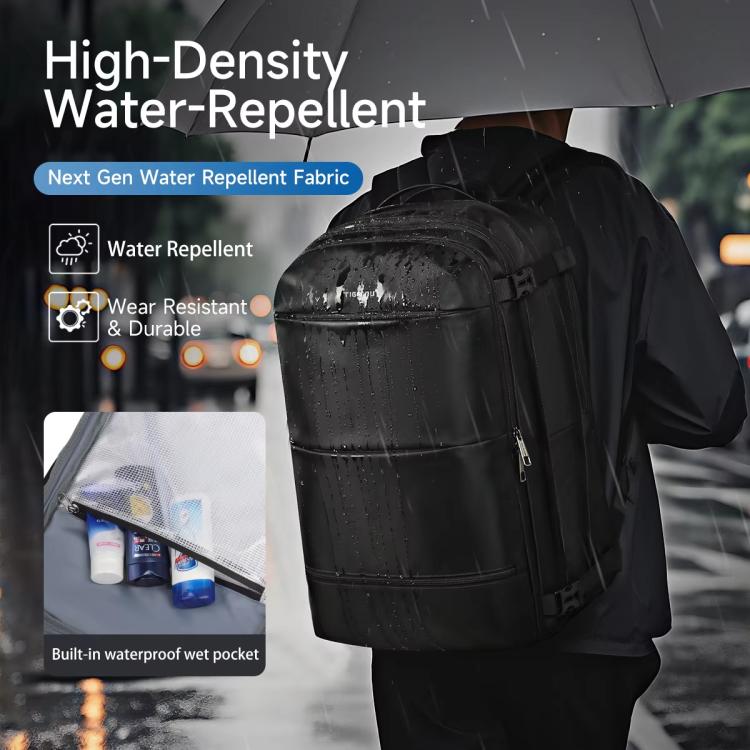 Tigernu Expandable Business Backpack 17-Inch Laptop Bag Wet/Dry Separation Pockets