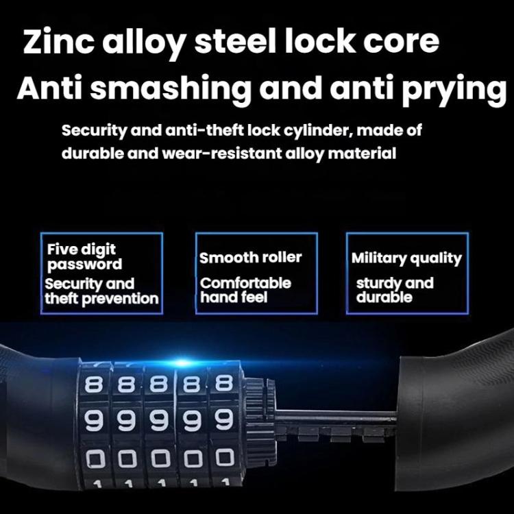 105cm Bicycle Chain Lock 5 Digit Combination Lock
