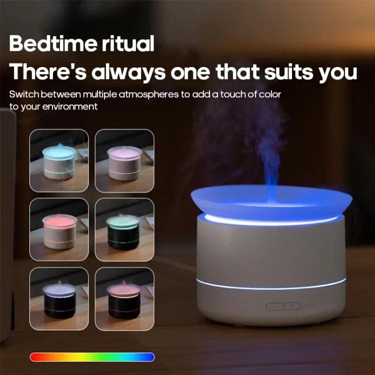 200ml Sea of Clouds Aroma Diffuser Essential Oil Humidifier with 7-Color Mood Lights USB-Powered