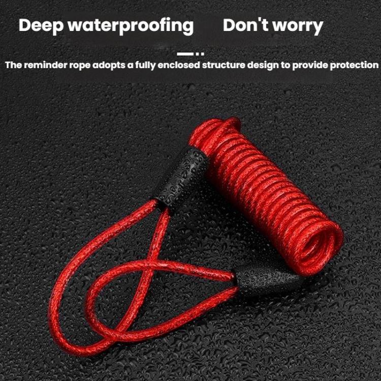 Bicycle Disc Brake Lock Portable Motorcycle Reminder Rope Lock Accessories