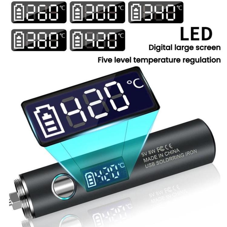 Mini USB Portable Wireless Digital Display Soldering Iron