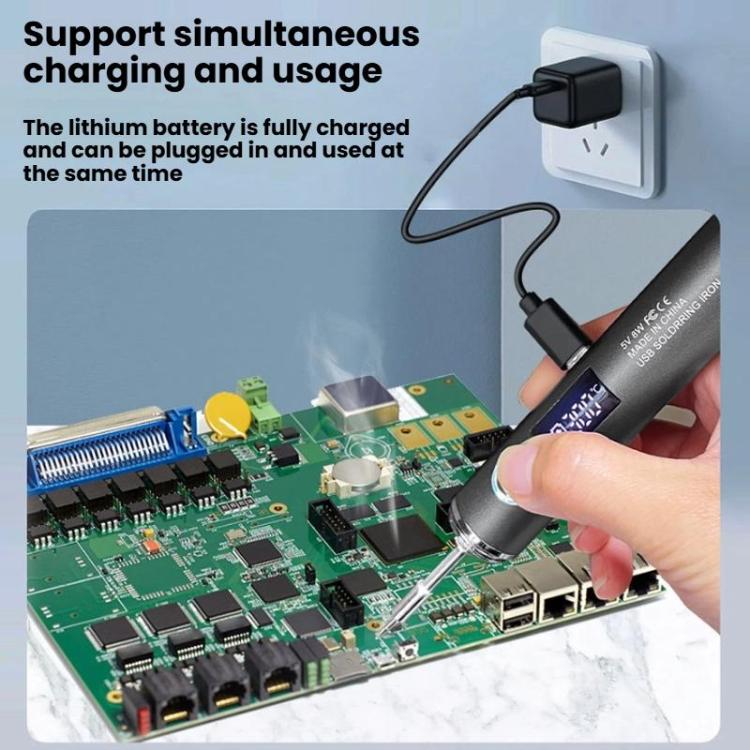 Mini USB Portable Wireless Digital Display Soldering Iron