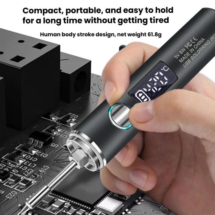 Mini USB Portable Wireless Digital Display Soldering Iron