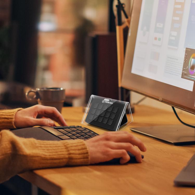 For Elgato Stream Deck MK.2 Live Console Dustproof Acrylic Cover