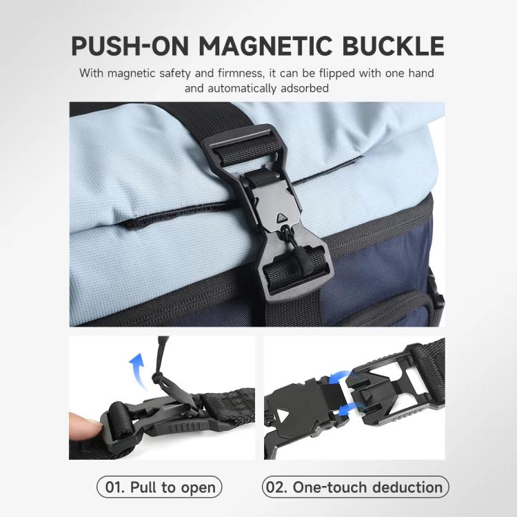 Tigernu Unisex Waterproof Travel Backpack Roll-Top Expandable Design with 15.6-inch Laptop & Tablet Compartment