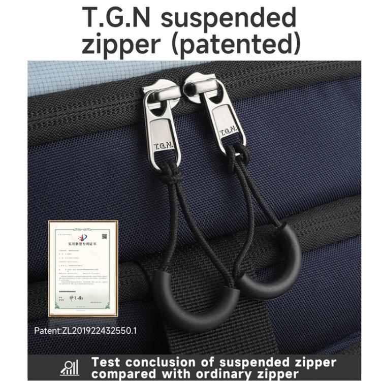 Tigernu Unisex Waterproof Travel Backpack Roll-Top Expandable Design with 15.6-inch Laptop & Tablet Compartment