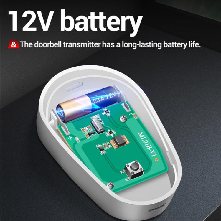 ANENG Home Intelligent Electronic Remote Control Waterproof Wireless Doorbell