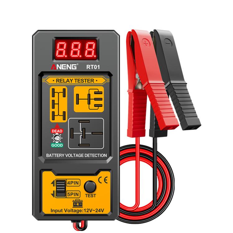 ANENG 12V/24V Car Battery Relay Four-Pin Digital Display Tester