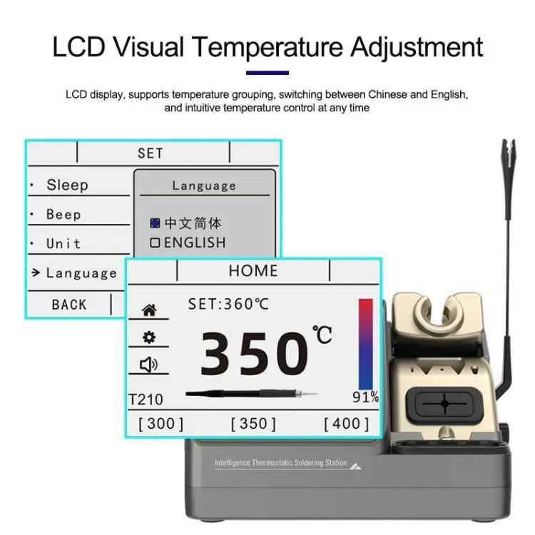 GVM H3 Smart 3 In 1 Electric Welding Station Mainboard Soldering Iron Smartphone Repair Smart Constant Temperature Soldering Iron
