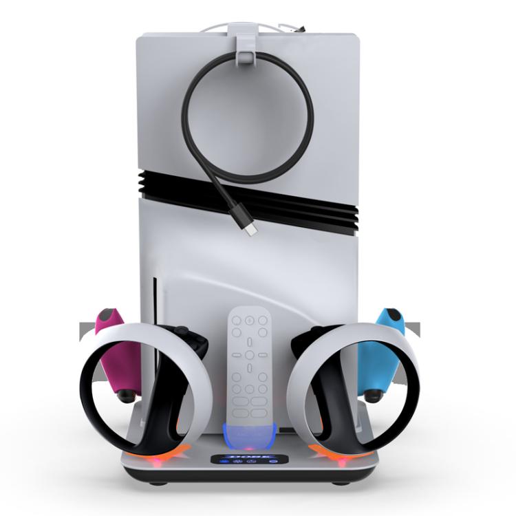 For PS5 / PS5 Slim / PS VR2 DOBE TP5-3550 Game Console Cooling Base Controller Charging Stand + Headphone Hanger