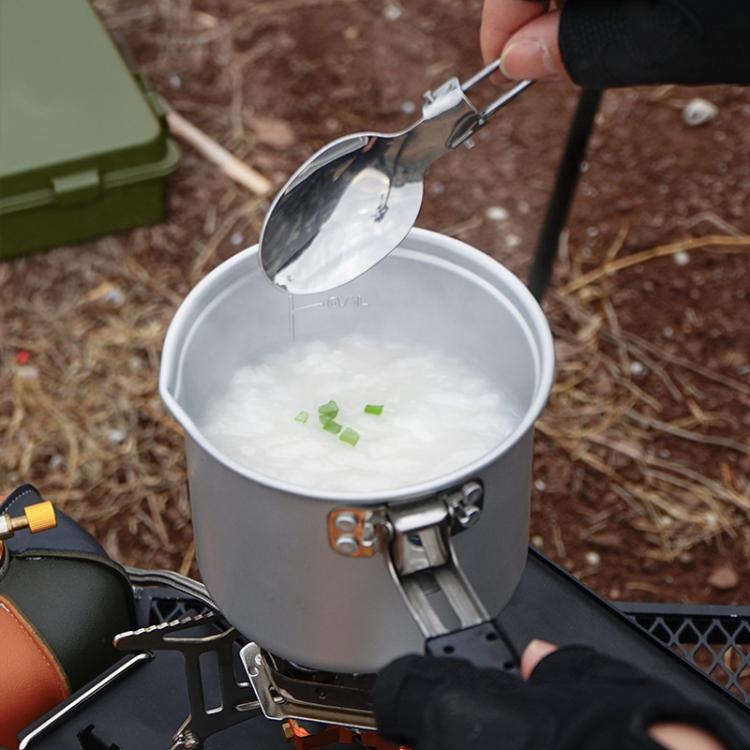 CLS 770ml Outdoor Camping Portable Single Pot Self-driving Folding Pot