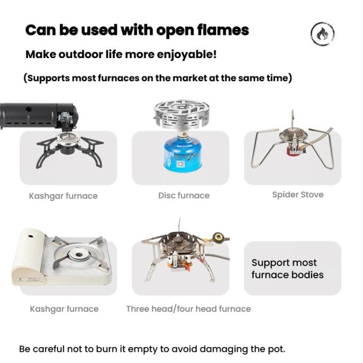 CLS 770ml Outdoor Camping Portable Single Pot Self-driving Folding Pot