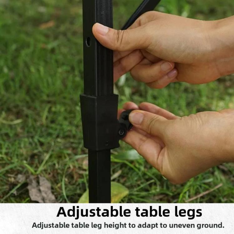 CLS Outdoor Aluminum Egg Roll Table Camping Folding Table