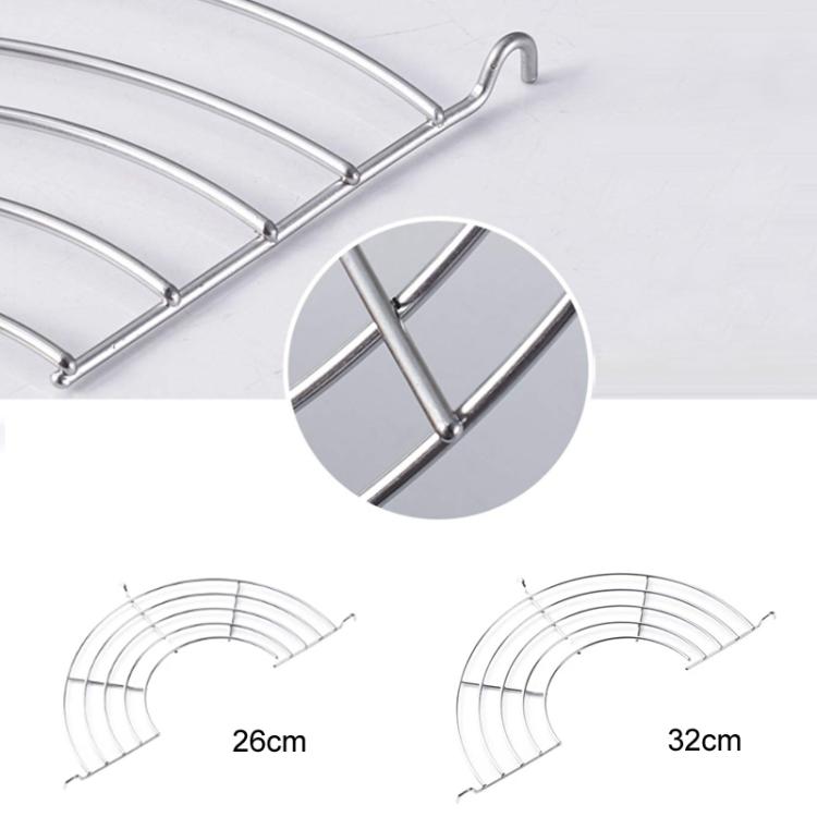 Stainless Steel Semi-circular Pot Edge Oil Drain Rack
