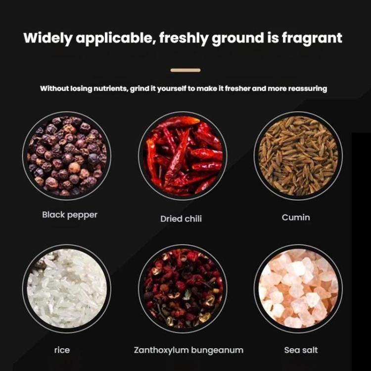 Ball Pepper Mill Hand-Crank Mini Ceramic Core Multi-Purpose Grinder