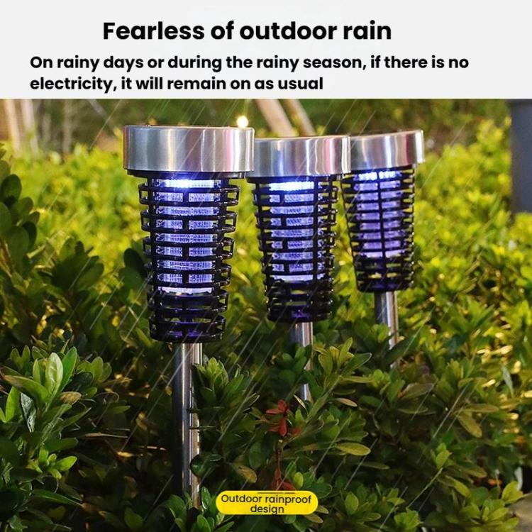 Solar Mosquito Lamp Outdoor Garden LED Mosquito Repellent Insect Trap Lamp