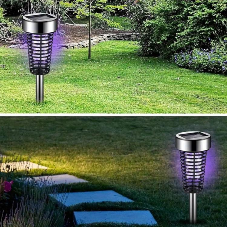 Solar Mosquito Lamp Outdoor Garden LED Mosquito Repellent Insect Trap Lamp