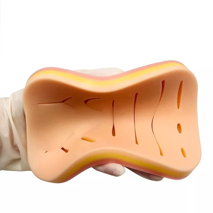 Silicone Tear-resistant Wound Suture Exercise Skin Model Pad