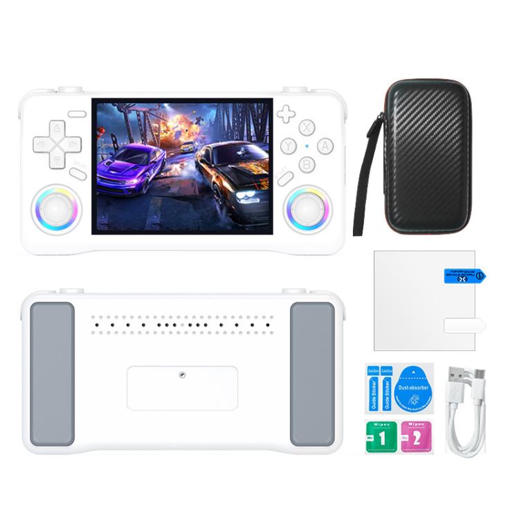XF35H 3.5-Inch Retro Handheld Game Console With Linux System And RGB Light Pocket Video Game Player