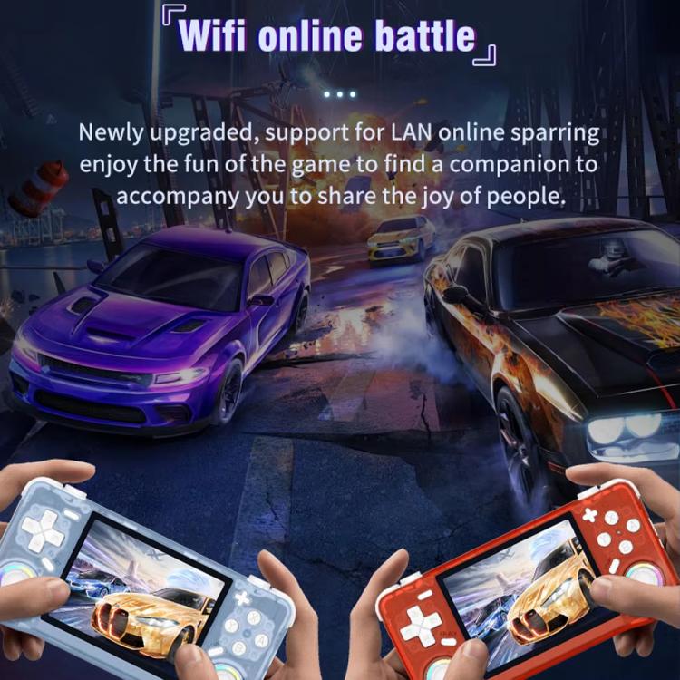 XF35H 3.5-Inch Retro Handheld Game Console With Linux System And RGB Light Pocket Video Game Player