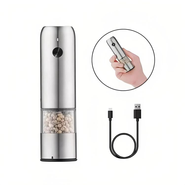 Portable Mini Electric Pepper Sea Salt Grinder