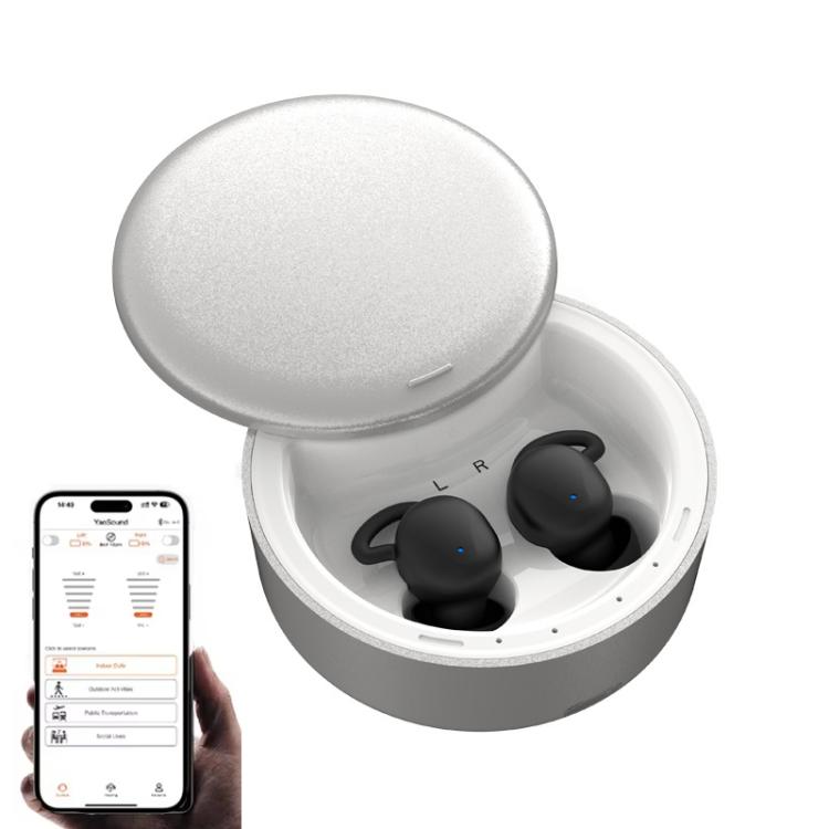 32-Channel In-Ear Hearing Amplifier for Seniors with Charging Case Noise Reduction & Comfort Fit