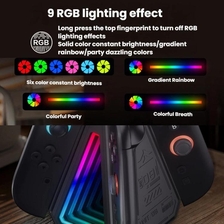 For Nintendo Switch 2 Joy-Con Controllers 4 In 1 Triangular Charging Base With RGB Light