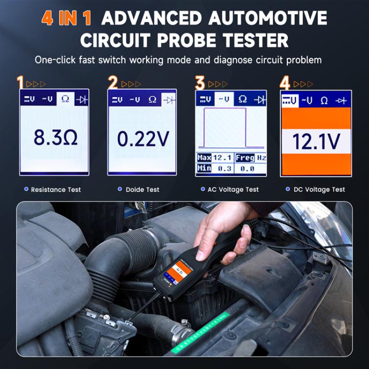ANCEL 12/24V Automobile Battery Circuit Probe Tester