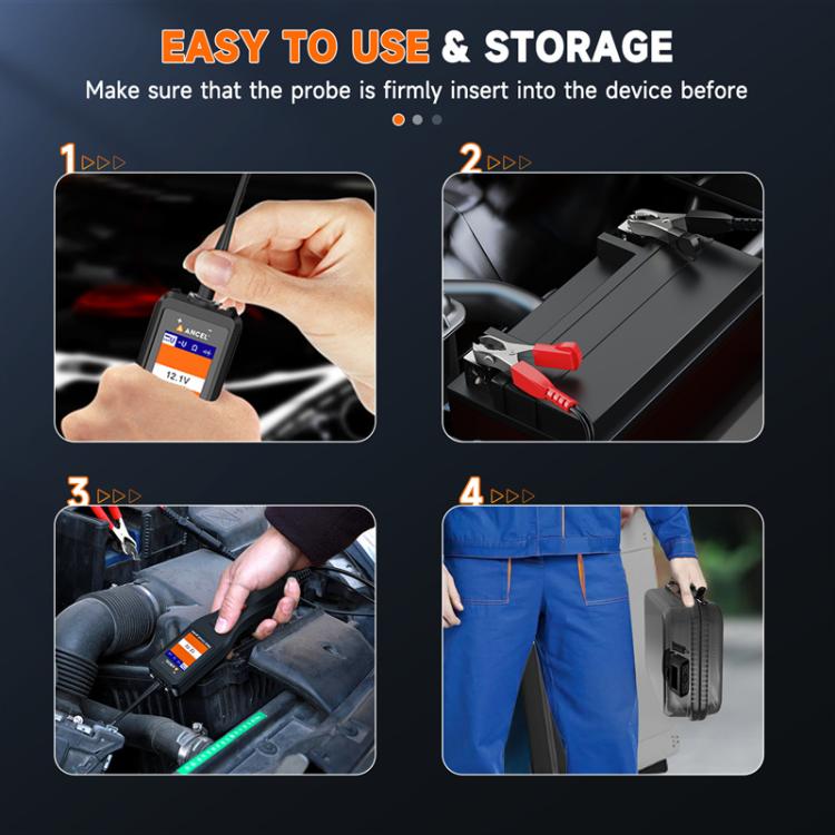 ANCEL 12/24V Automobile Battery Circuit Probe Tester