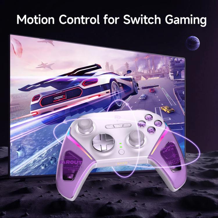 EasySMX D10 Wireless Gaming Controller with Dual-Mode Triggers & TMR Hall Effect Joysticks Charging Dock for PC/Switch/Phone/Steam