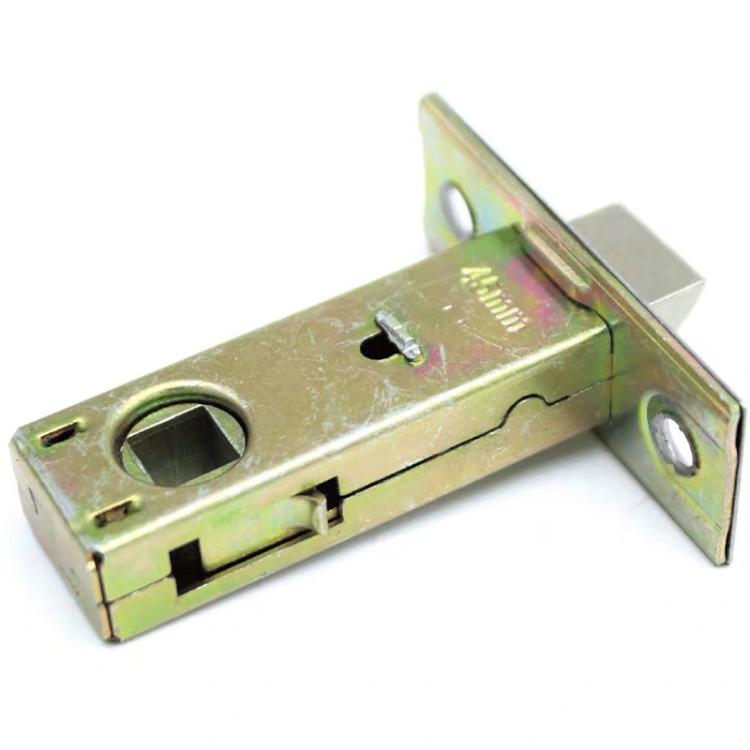 Bathroom Door Lock Tongue+Screw Fixing Device Insert Lock Body Zinc Alloy Lock Head