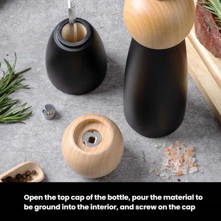 Round Head Manual Pepper Mill Ceramic Core Kitchen Tool