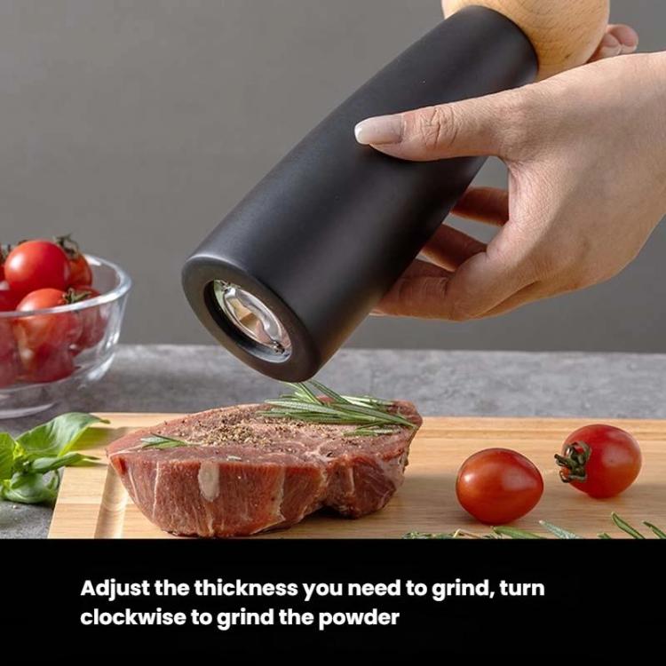 Round Head Manual Pepper Mill Ceramic Core Kitchen Tool